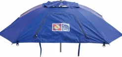 Rio Beach Beach Umbrellas-7 x 7 ft Blue Total Sum Block Umbrella With Sand Anchor