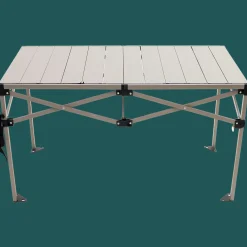 Rio Beach Tables-Aluminum Roll Top Table