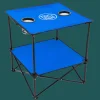 Rio Beach Beach Tables-Blue 22" Square Compact Folding Beach Table