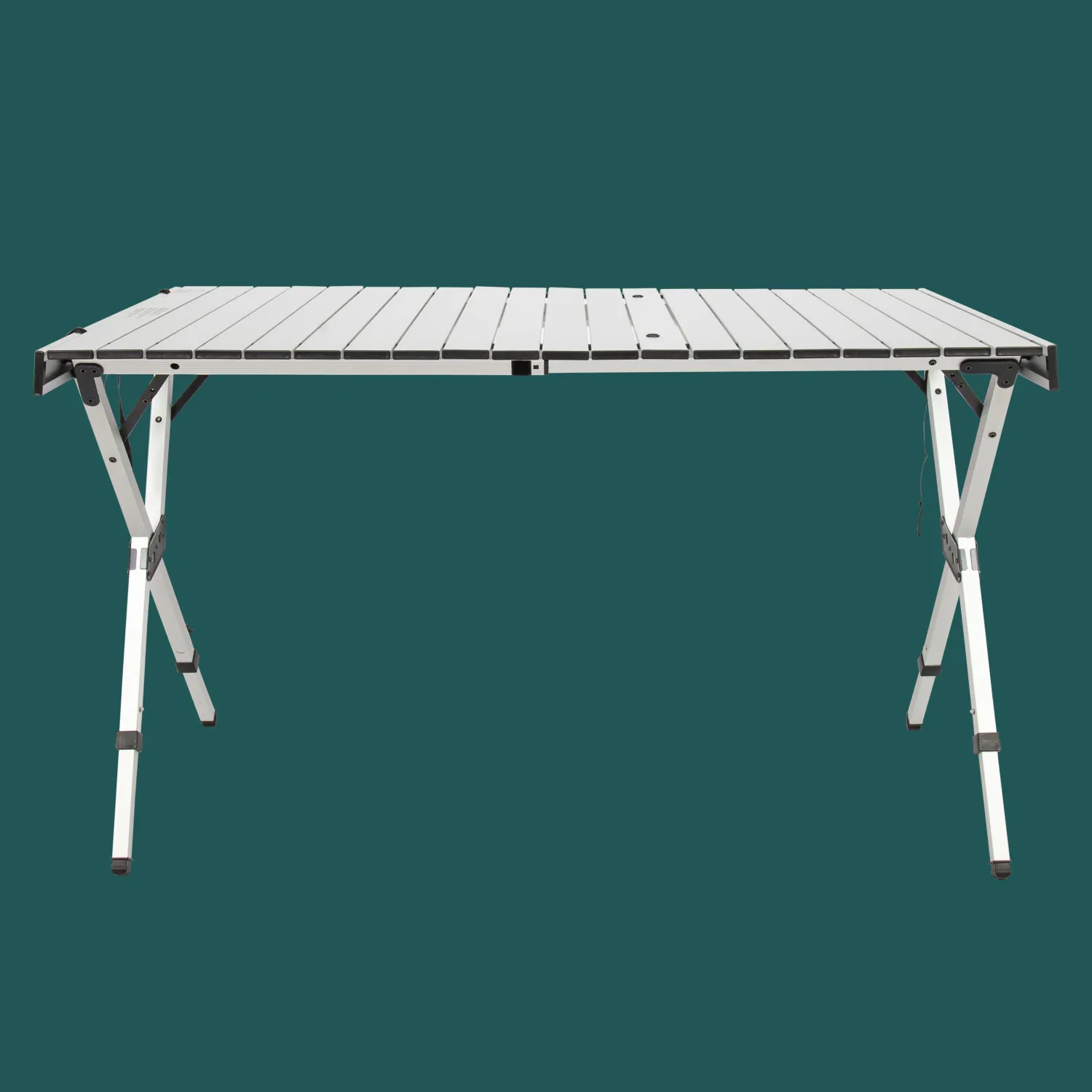 Rio Beach Tables-RIO Gear Aluminum Expandable roll top table