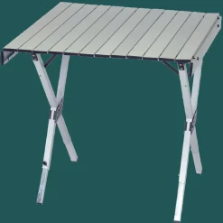 Rio Beach Tables-RIO Gear Aluminum Expandable Roll Top Table 28 x 27 in. to 48 x 27 in.