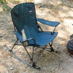 Rio Beach Quad Chairs-RIO Gear Blue Soft Arm Quad Rocker, Navy