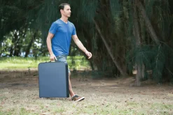 Rio Beach Beach Tables-RIO Gear Gray Centerfold Adjustable Height Table