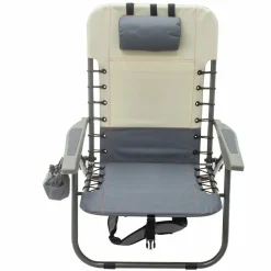 Rio Beach Backpack Chairs-RIO Lace-up Removable Backpack Chair - Slate/Putty