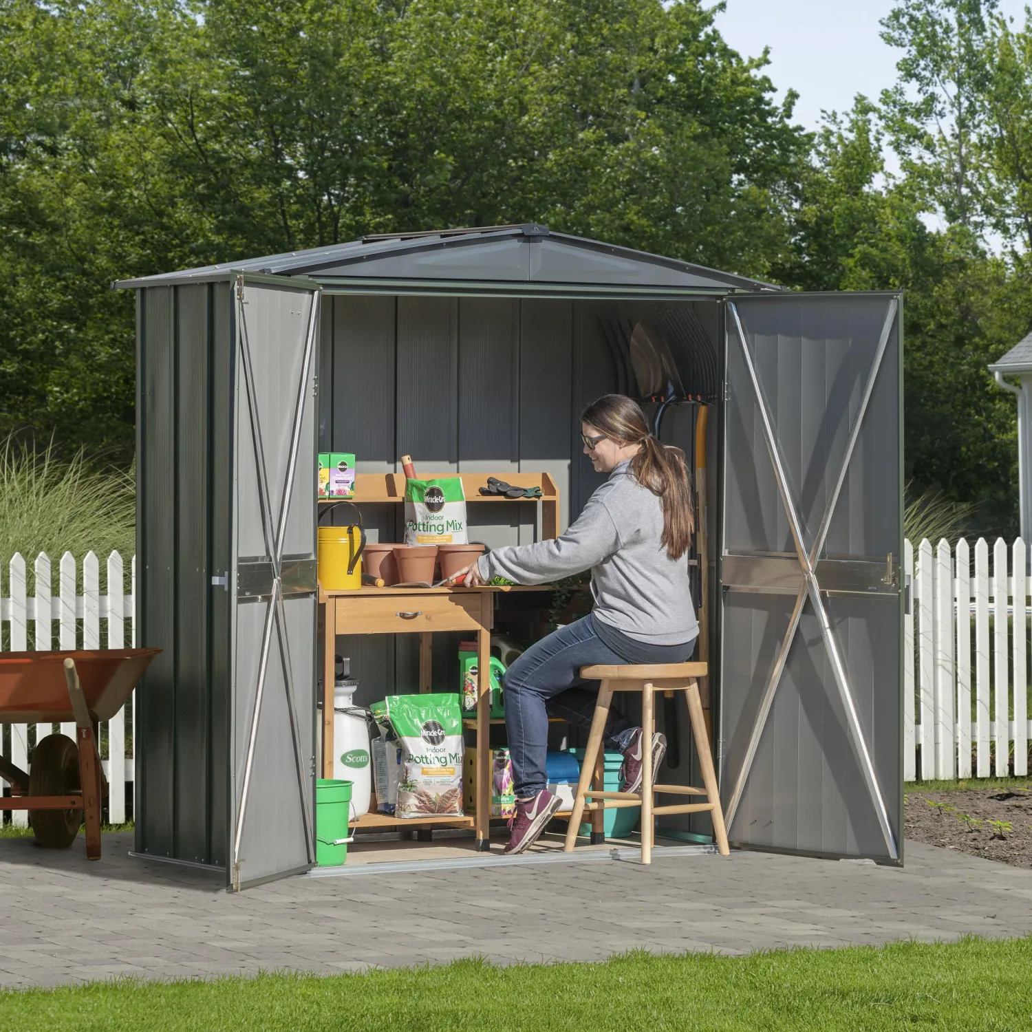 Arrow Garden Sheds|Metal Sheds-Scotts Garden Storage Shed