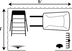 Miracle-Gro Garden Sheds|Metal Sheds-Scotts Lawn Care Storage Shed, 6x4, Green