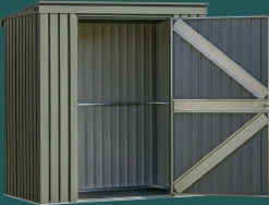 Miracle-Gro Garden Sheds|Metal Sheds-Scotts Lawn Care Storage Shed, 6x4, Green