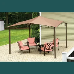 ShelterLogic Soft-Top Gazebos-Sequoia Gazebo, 12 ft. x 12 ft. Bronze