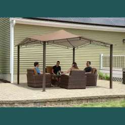 ShelterLogic Soft-Top Gazebos-Sequoia Gazebo, 12 ft. x 12 ft. Bronze