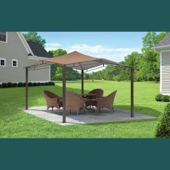 ShelterLogic Soft-Top Gazebos-Sequoia Gazebo, 12 ft. x 12 ft. Bronze