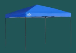 QuikShade Canopy Tents-Shade Tech II ST100 10 ft. x 10 ft. Canopy Tent Blue