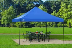 QuikShade Canopy Tents|Pop-Up Canopies-Shade Tech ST144 Straight Leg Pop-Up Canopy, 12 ft. x 12 ft. Blue