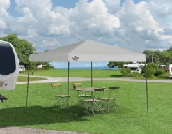 QuikShade Pop-Up Canopies-Shade Tech ST100 Straight Leg Pop-Up Canopy, 10 ft. x 10 ft. Grey