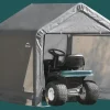 ShelterLogic Portable Sheds-Shed-in-a-Box 6 x 6 x 6 ft. or 1,8 x 1,8 x 1,8 m Peak Style Shelter, Gray