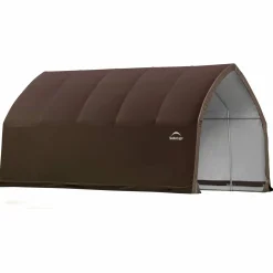 ShelterLogic Portable Sheds-13 x 20 x 12 ft Brown Alpine Barn