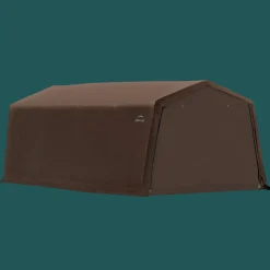 ShelterLogic Portable Sheds-20 x 10 x 8 ft Brown 3-in-1 Run-in Shelter