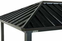 Sojag Grill Gazebos-Dakota 8 x 6 x 8 ft Brown BBQ Grill Gazebo