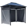 Sojag Hard-Top Gazebos-Danxia Cream 7 ft. x 9 ft. Gazebo