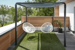 Sojag Pergolas-Dunwich 8 ft. x 8 ft. Pergola Teal