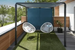 Sojag Pergolas-Dunwich 8 ft. x 8 ft. Pergola Teal