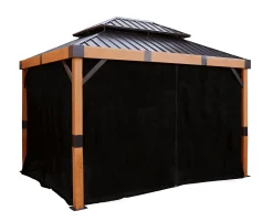 Sojag Hard-Top Gazebos-Fontana 10 ft. x 12 ft. Gazebo