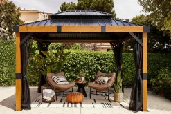 Sojag Hard-Top Gazebos-Fontana 10 ft. x 12 ft. Gazebo