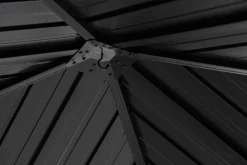 Sojag Hard-Top Gazebos-Lena 12 x 12 x 10 ft Grey Hard Top Gazebo