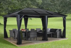 Sojag Hard-Top Gazebos-Meridien 12 ft. x 16 ft. Gazebo