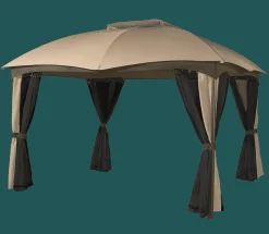 Sojag Soft-Top Gazebos-Phuket 10 x 12 x 9 ft Beige Gazebo