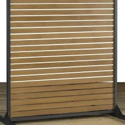 Sojag Privacy Screens-Privadesa 4 x 6 ft Wood Effect Privadesa Rustproof Aluminum Privacy Screen, Outdoor Shades
