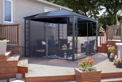 Sojag Hard-Top Gazebos-Turia 10 ft. x 12 ft. Gazebo