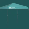QuikShade Canopy Tents|Pop-Up Canopies-Solo Steel SOLO64 Slant Leg Pop-Up Canopy, 10 ft. x 10 ft. Midnight Blue