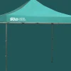 QuikShade Canopy Tents|Pop-Up Canopies-Solo Steel SOLO100 Straight Leg Pop-Up Canopy, 10 ft. x 10 ft. Midnight Blue