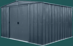 Arrow Metal Sheds-Spacemaker 10 x 10 x 6 ft Anthracite RMA Series