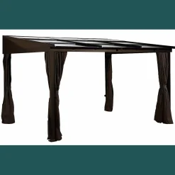 Sojag Wall-Mounted Gazebos-Sutton Wall-Mounted Hardtop Gazebo