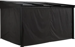 Sojag Wall-Mounted Gazebos-Sutton Wall-Mounted Hardtop Gazebo