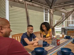 ShelterLogic Hard-Top Gazebos-Sycamore Gazebo, 10 ft. x 12 ft. Dark Coffee