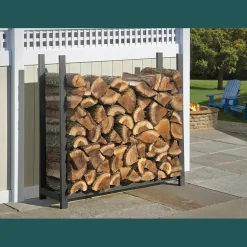 ShelterLogic Firewood Storage-Ultra Duty Firewood Rack, 4 ft.