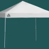 QuikShade Pop-Up Canopies-Weekender Elite Straight Leg Pop-Up Canopy Tent White