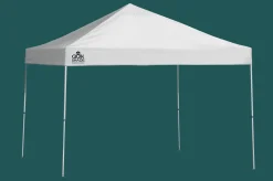 QuikShade Pop-Up Canopies-Weekender Elite Straight Leg Pop-Up Canopy Tent White