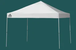 QuikShade Pop-Up Canopies-Weekender Elite Straight Leg Pop-Up Canopy Tent White