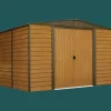 Arrow Garden Sheds-Woodridge Steel Storage Shed, 10 ft. x 8 ft.