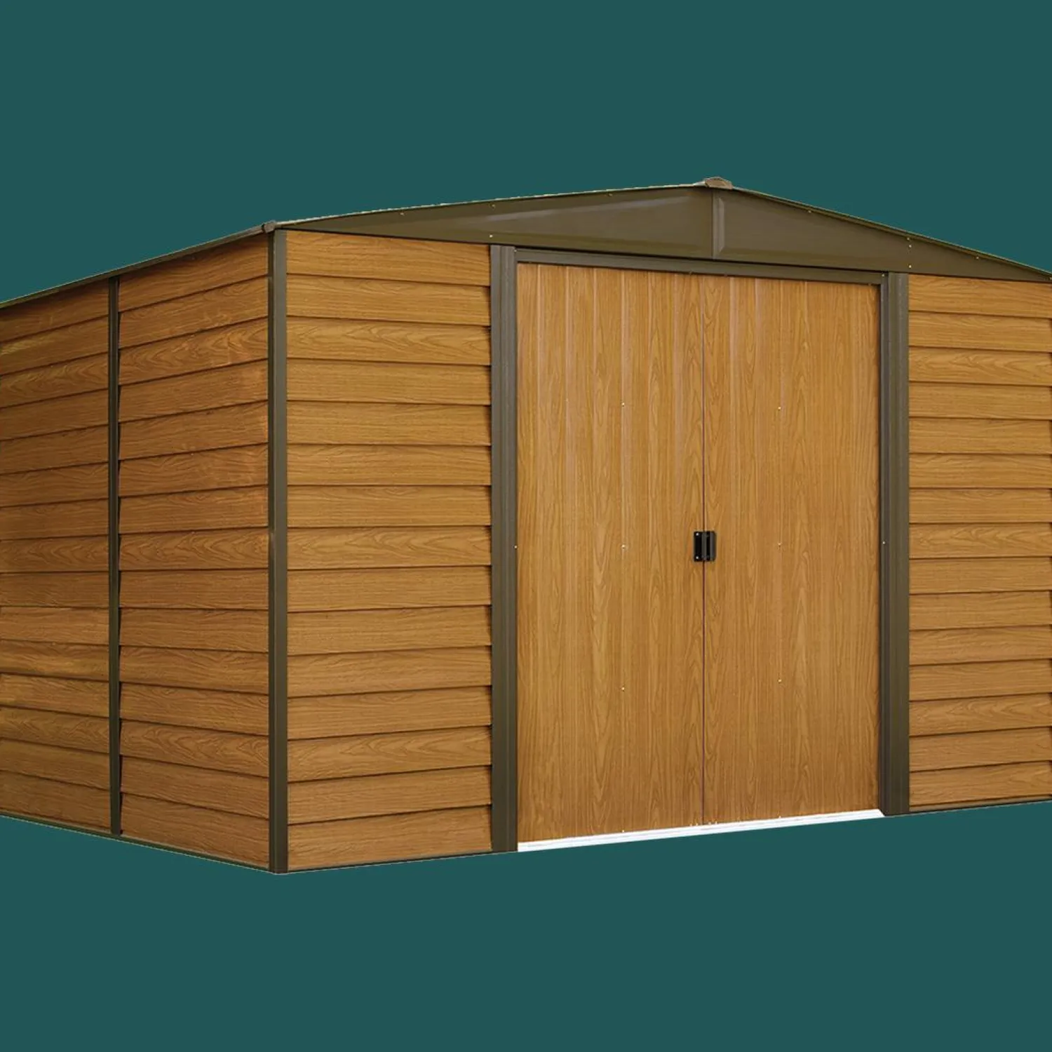 Arrow Garden Sheds-Woodridge Steel Storage Shed, 10 ft. x 8 ft.